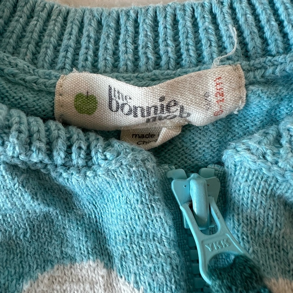 The Bonnie Mob brand cloud cardigan sweater 6-12 month - Picture 5 of 5